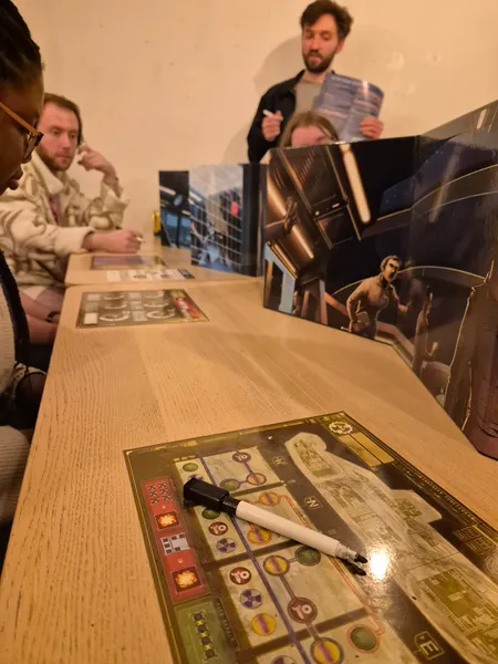 Board game meetup photo