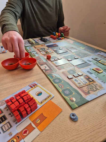 Board game meetup photo