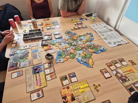 Board game meetup photo