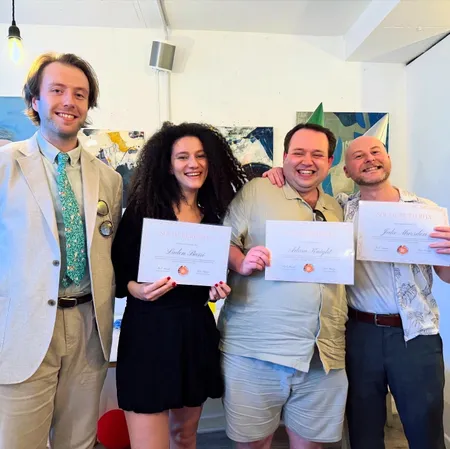 Board game meetup photo