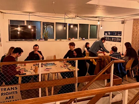 Board game meetup photo