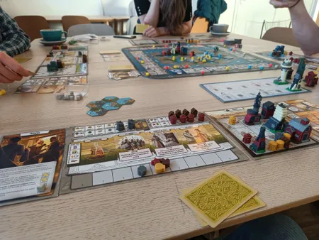 Board game meetup photo