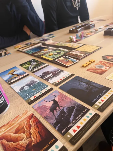 Board game meetup photo