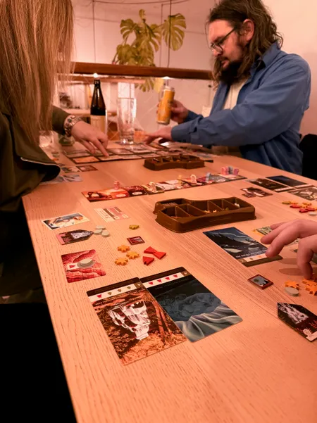 Board game meetup photo