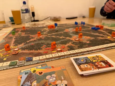 Board game meetup photo