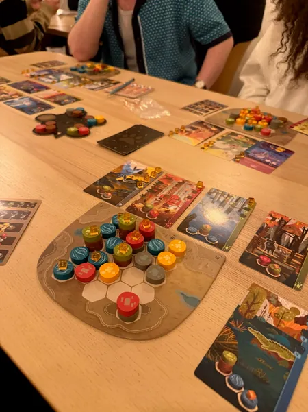 Board game meetup photo