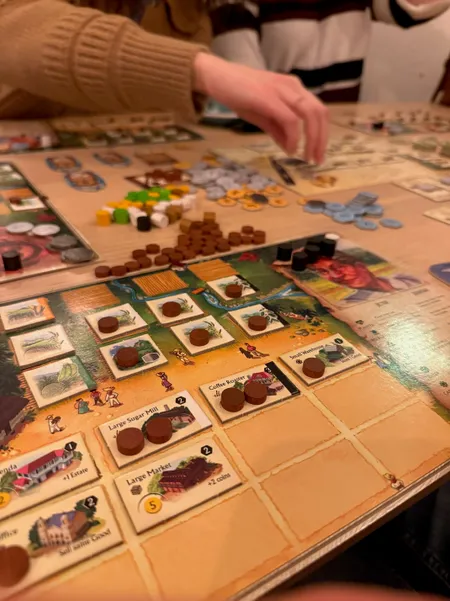 Board game meetup photo